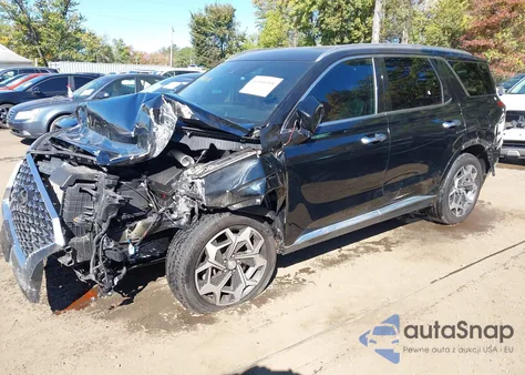 2021 Hyundai Palisade Calligraphy из США, поврежденный, VIN KM8R7DHE4MU264438